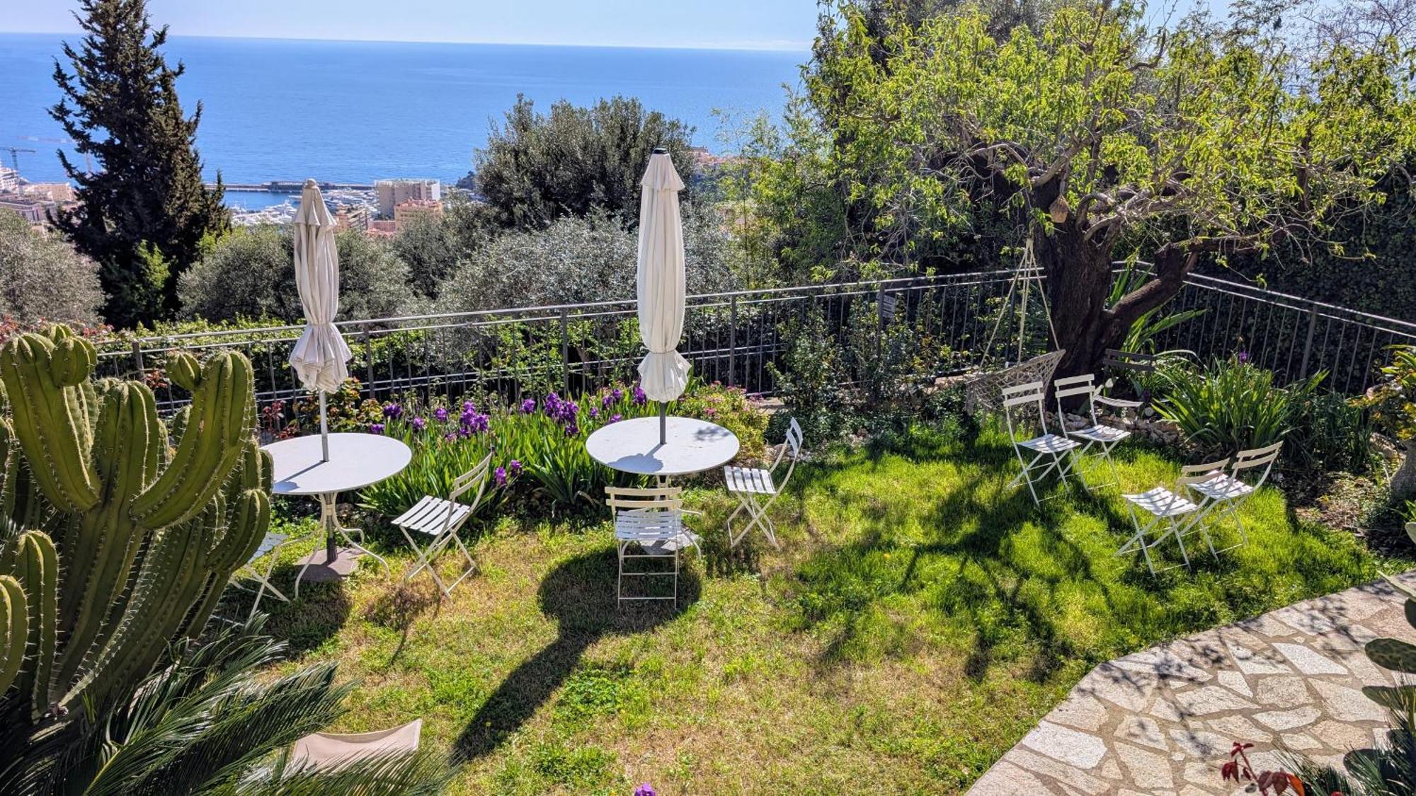 Le Mas D'Angeline, Vue Mer, Jardin Commun, Parking, Voiture Requise, 10 Min En Voiture De Monaco, Route Etroite, Pente Raide, Croisement Limite, Sea View, Shared Garden, Parking, Car Required, 10 Min Drive From Monaco, Narrow Steep Road, Limited Pass Beausoleil Exterior photo